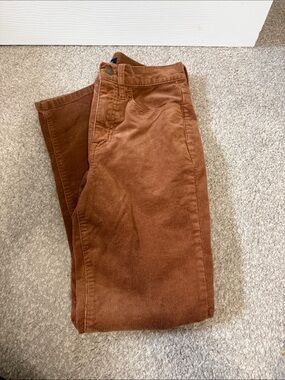 J. Crew Men's Corduroy Pants in Chestnut Brown